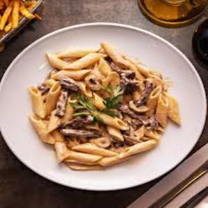 KREMALI MANTARLI MAKARNA